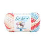 Lion Brand Garen, Acryl, Twinberry Cheesecake, 1 Pack