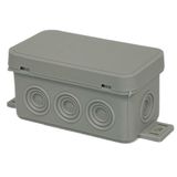 ORNO 140304 - Surface mounted junction box CLICK IP54 8 cable entries 80x45x41mm grey