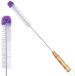 Unyqoos® Brosse à bouteille longue avec poignée flexible