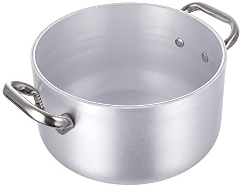 Pentole Agnelli ALMR110420 Cilindrische Casserole, Professionele Aluminium 5 mm, 20 cm