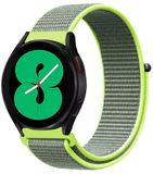By Qubix - Sport Loop nylon bandje - Neon groen - geschikt voor Huawei Watch GT 6 / GT 7 / GT 6 pro / GT 7 pro - 46mm
