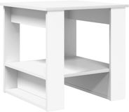 vidaXL Salontafel Wit 51 x 50 x 50 cm Bewerkt Hout