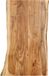 vidaXL Tafelblad - 100x(50-60)x2,5 cm - Massief Acaciahout - Bruin
