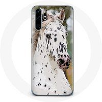 Maniacase Etui voor Huawei P30 Pro Appaloosa Wit Paard