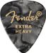 Fender Picks 351 Black Moto extra heavy - Plectrum set