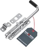 KOTARBAU® Deurgrendel, Verzinkt Staal, 22 cm, Zilver