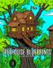 Treehouse Blueprints: A Bold and Easy Architectural Coloring Book