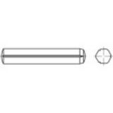 TOOLCRAFT 136201 Cilindrische kerfstift (Ø x l) 2 mm x 18 mm Staal 250 stuk(s)