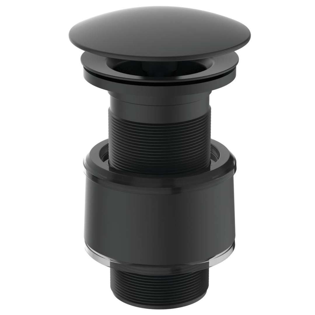Ideal Standard - Niet-afsluitbare afvoerplug - Zwart - J3291XG