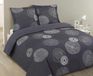 TRANKIELO® Dekbedovertrek Fabrizio gris 200 x 200 cm