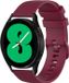 By Qubix - Sportband met motief - Wijnrood - Geschikt voor Huawei Watch GT 4 / GT 5 (41mm) & GT 5 Pro (42mm)