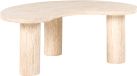 Beliani NOMA - Salontafel - Travertijneffect - MDF
