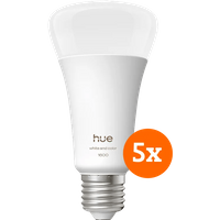 Philips Hue A67 White and Color 1600lm E27 5-Pack