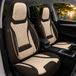 Bremer Sitzbezüge Autostoelhoezen voor VW Scirocco BJ 2008-17 – Stoelhoezen voor bestuurder en passagier in Bruin/Beige