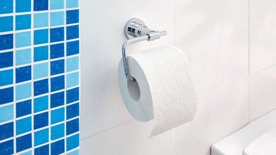 tesa Luup Toiletrolhouder zonder deksel - Metaal