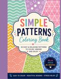 Simple Patterns Coloring Book: 30 easy patterns