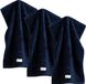 GANT Gastendoekje Premium Towel Donkerblauw Katoen 30x50 cm Set van 3