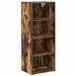 vidaXL Hangkast Rook Eiken 40 x 29,5 x 100 cm Bewerkt hout