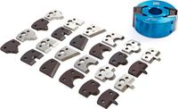 HBM 100 mm Profi tête de fraisage pour bois avec 7 jeux de lames