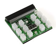 KALEA-INFORMATIQUE 1200w 750w Breakout Board voor HP voeding - 12 P6-connectoren - Spanningsweergave - met synchronisatie Tweede voeding