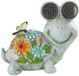 Maximex - Zonne-energie tuinfiguur, schildpad met LED-lichtgevende ogen, 17 x 20 cm