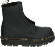 Dr. Martens ZEBZAG LACE LESS LACELESS BOOT - Enkellaarzen - Nubuck - Zwart - Maat 38
