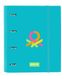 BENETTON SUMMER Ordner met 4 ringen, 35 cm, met 100 A4-vellen, Blauw