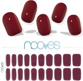 Nooves GEL NAIL FILMS midnight rain premium luxe solid #red 20 u