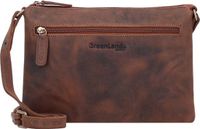 Greenland Nature Leren Schoudertas Montenegro Crossbody Bag Brown Bruine