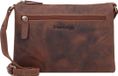 Greenland Nature Leren Schoudertas Montenegro Crossbody Bag Brown Bruine
