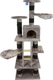 Duvoplus Krabpaal Cody 60x60x185cm Antraciet