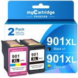 Icecat Cartouches d'encre 901XL - 2 pièces (1 noir, 1 couleur)