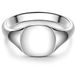 Männerglanz Ring Zegelring Zilver 925 Mannen Maat 58