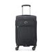 DELSEY Paris Helium DLX Softside Uitbreidbare Bagage met Spinner Wielen, Zwart, Doorgaan 20 Inch