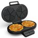 Princess 132384 Dubbel Wafelijzer - 10 hartvormige wafels - 1200W - Regelbare thermostaat - PFAS-vrij - Antraciet