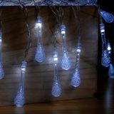 Blendend 2,5 m led-lichtketting met 3 AA-batterij, koudwit, ideaal voor decoratie en sfeer binnen en buiten.