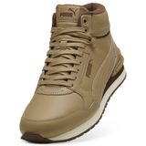 PUMA ST Runner v4 Mid sneakers, uniseks 41, Soft Taupe Chestnut Brown Warm White