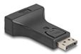 Delock 66615 Adaptateur DisplayPort 1.1 mâle vers DVI-D femelle Noir