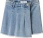 NAME IT Meisjes NMFHANNA DNM SKORT 4070-OV H Bermuda shorts