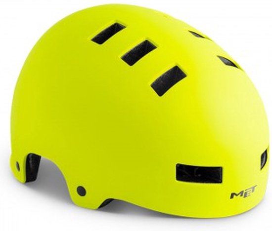 MET Zone Fietshelm - maat M - Fluor Geel