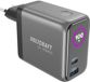Voltcraft UC-100W01 USB-oplader 1x USB-A, 2x USB-C USB PD Zwart GaN