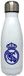 Real Madrid CyP Brands Waterfles van staal, jerrycan, drinkfles, luchtdichte sluiting, 550 ml, wit, officieel product