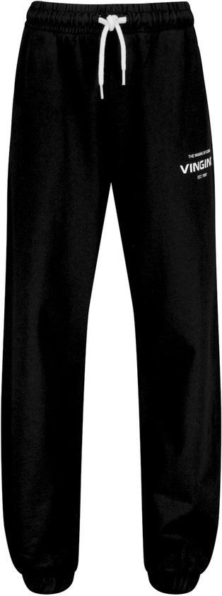 Vingino Basic-pant Jongens Broeken Katoen Deep Black Maat 4