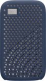 kwmobile case voor harde schijf - Geschikt voor WD My Passport SSD 500GB / 1T / 2T / 4T - SSD-cover van silicone - In donkerblauw
