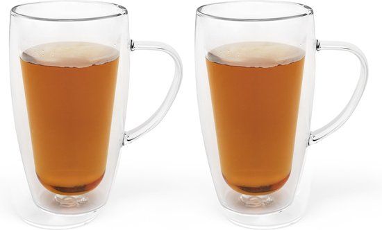 Bredemeijer Dubbelwandige Glazen Koffie/Thee - 295ml (Set van 2)
