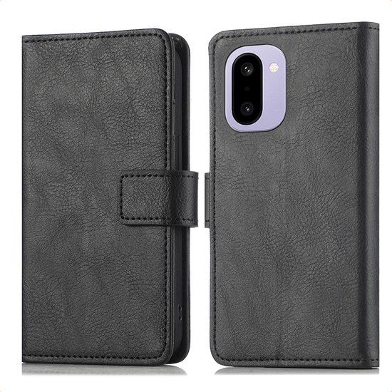 imoshion Hoesje - Geschikt voor OnePlus 15R - Luxe Bookcase - Zwart