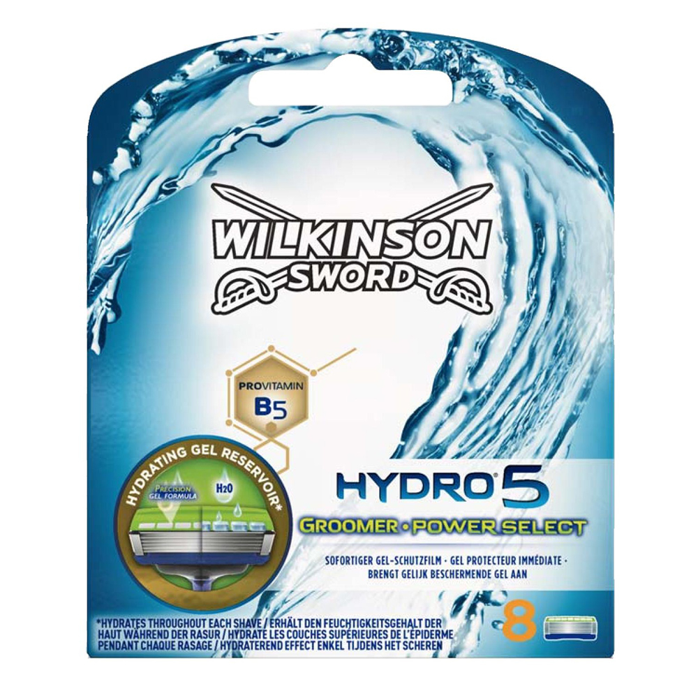 Wilkinson Scheermesjes - Hydro 5 / 5 Groomer Power Select 8 stuks