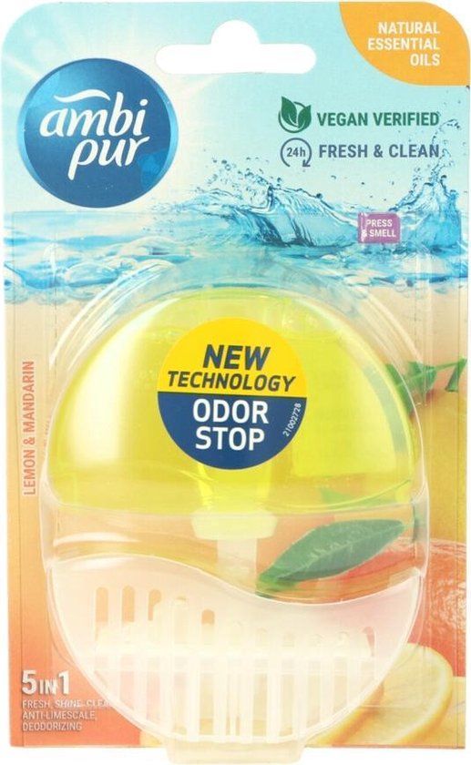 Ambi Pur Toiletblok - Lemon & Mandarin - 220ml - Voordeel