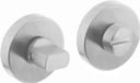 Intersteel Rosace pour porte de toilette/salle de bain ronde inox brossé