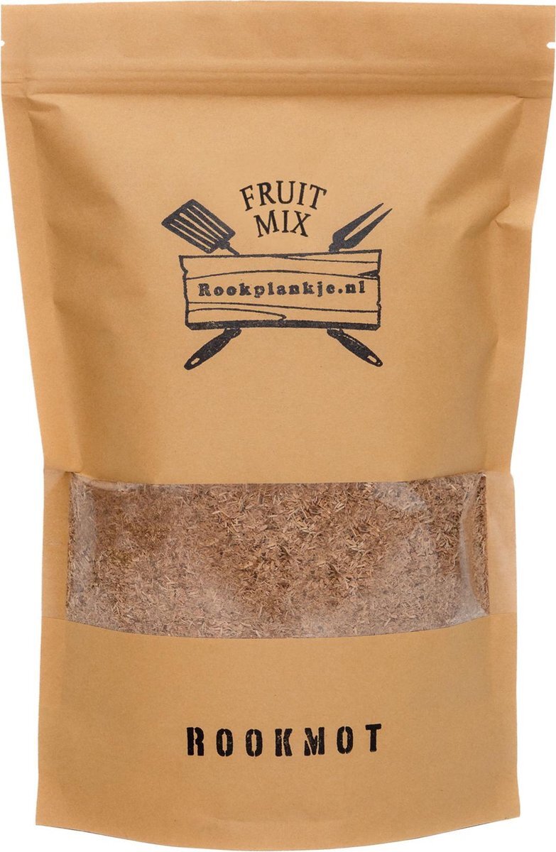 Rookplankje.nl Rookmot Fruit Mix 1,5 L | BBQ | Rookhout